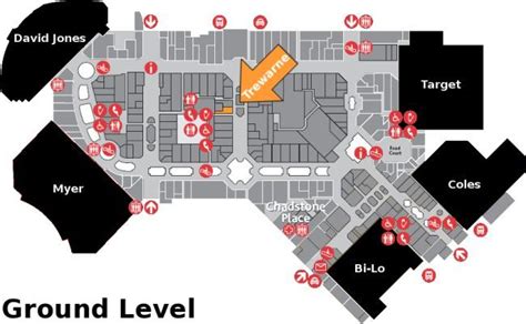 map of chadstone shopping centre